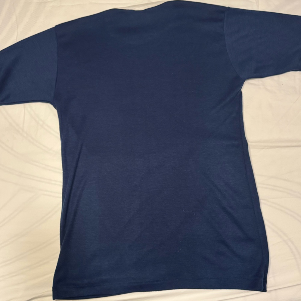Carrier Day 1970s Vintage Graphic T-Shirt Medium Blue - Picture 4 of 8